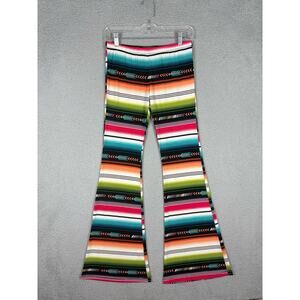 Wrangler Flared Leggings Women’s Small Multicolored Aztec Yoga Pants Cowgirl